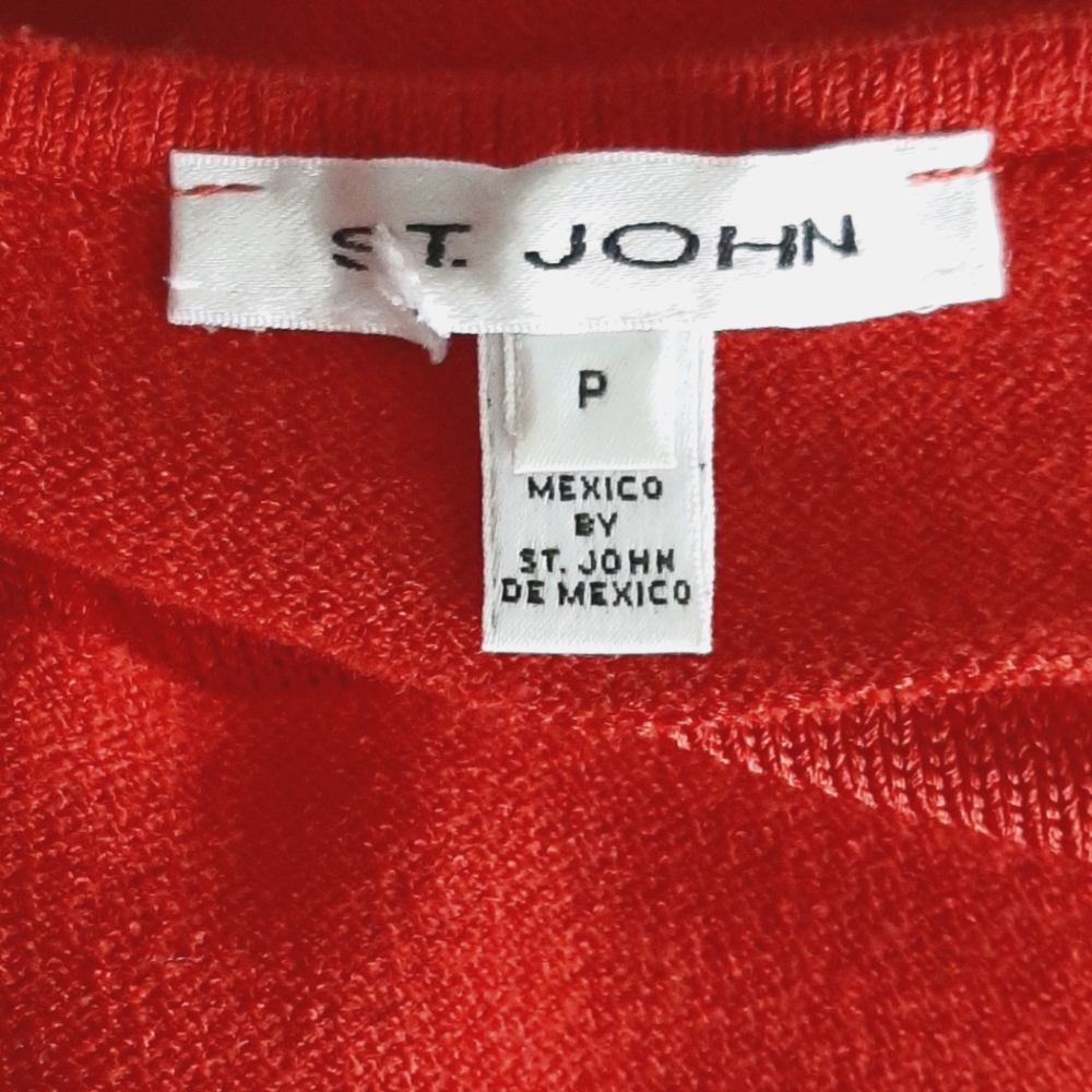 💖St. John red wool top - Picture 7 of 8